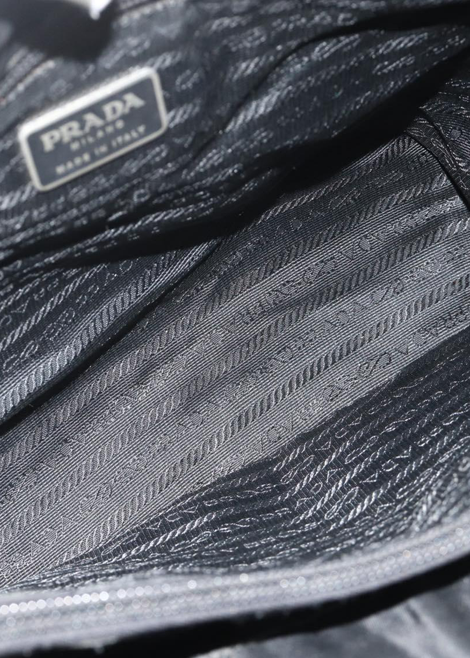 Prada Black Nylon Square Mini Tote