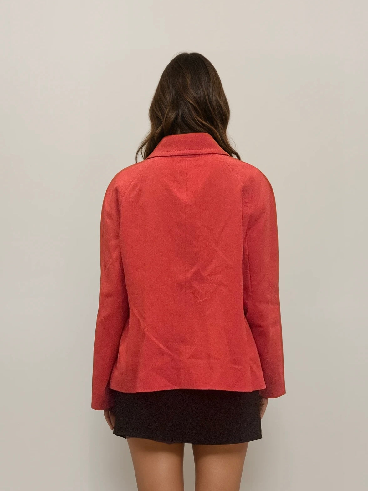Escada Red Button Jacket