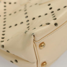 Load image into Gallery viewer, Chanel Cream Preforated Tote
