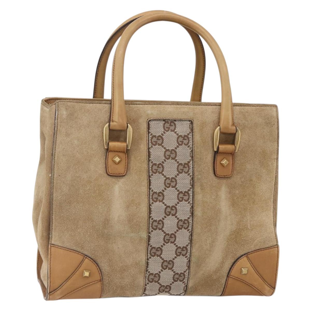 Gucci Tan Suede Handbag