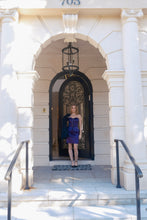 Load image into Gallery viewer, Escada Purple Bustier Dress
