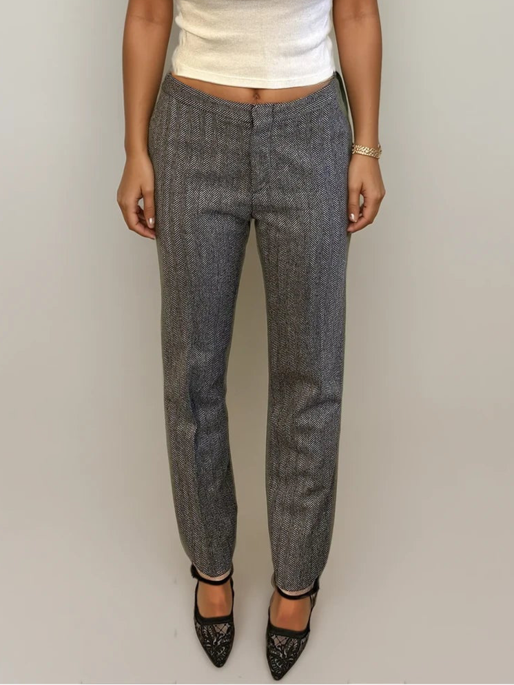 Gucci Herringbone Trousers