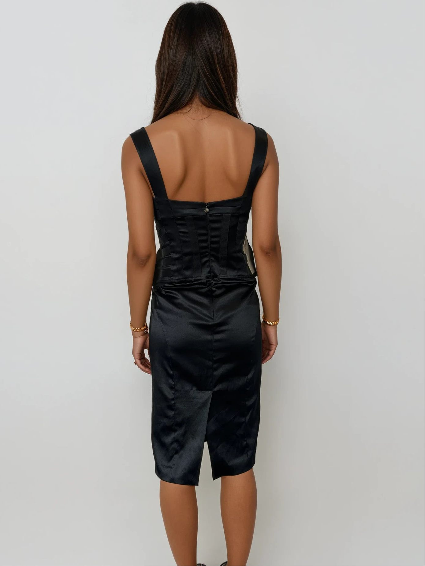 Cavalli Black Corset Dress
