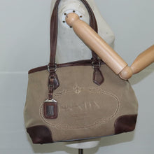 Load image into Gallery viewer, Prada tan and brown tote
