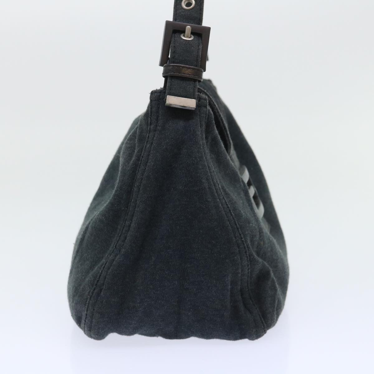 Fendi Grey Rounded Baguette