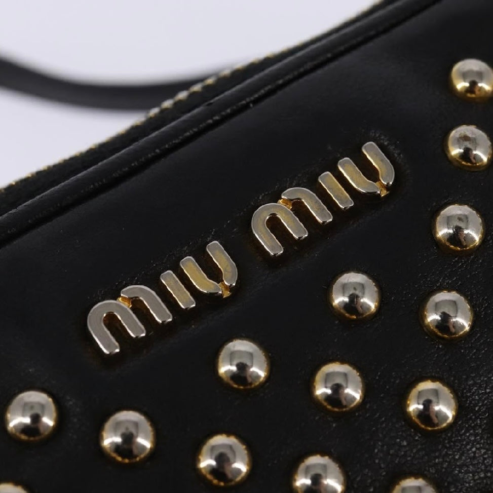 Miu Miu Black Studded Handbag