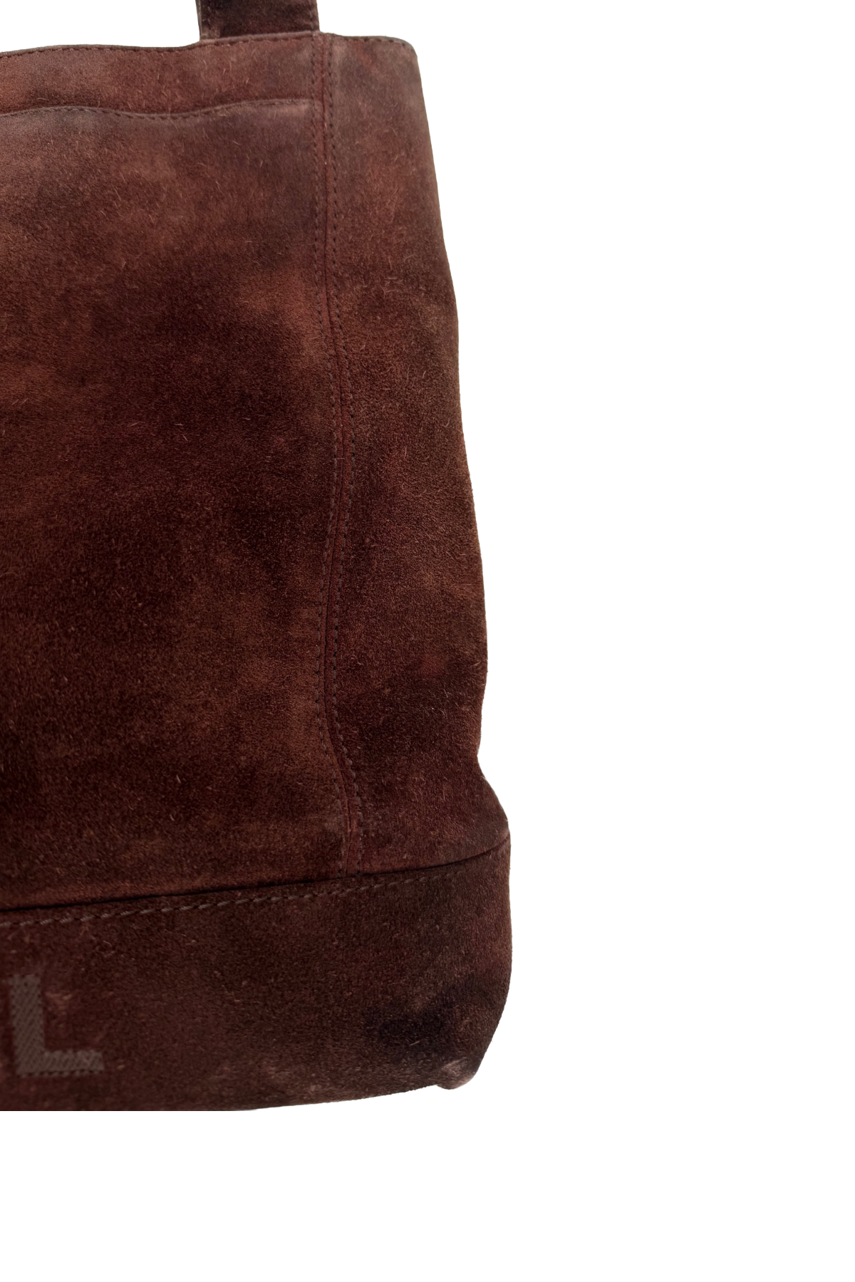 Chanel Brown Suede Tote