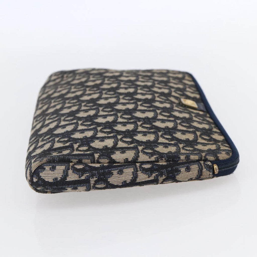 Dior Navy Monogram Clutch