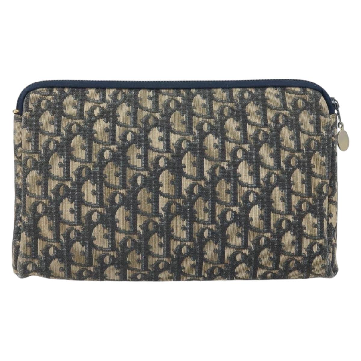 Dior Navy Trotter Clutch