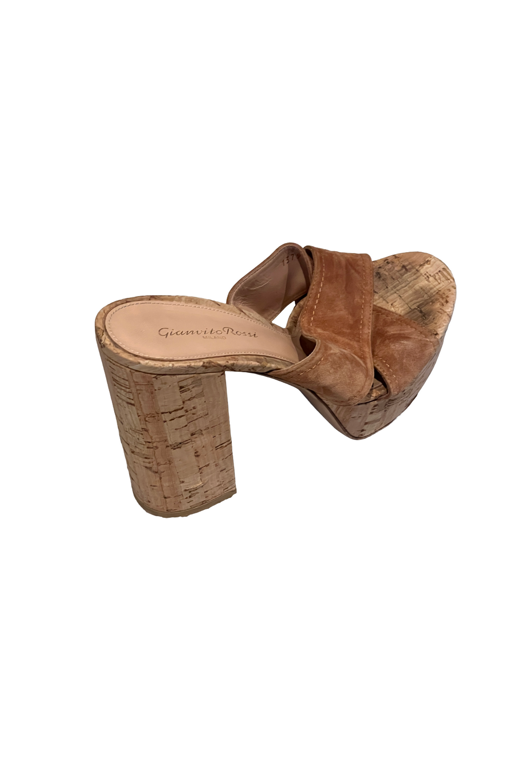 Gianvitto Rossi Cork Sandal Heels