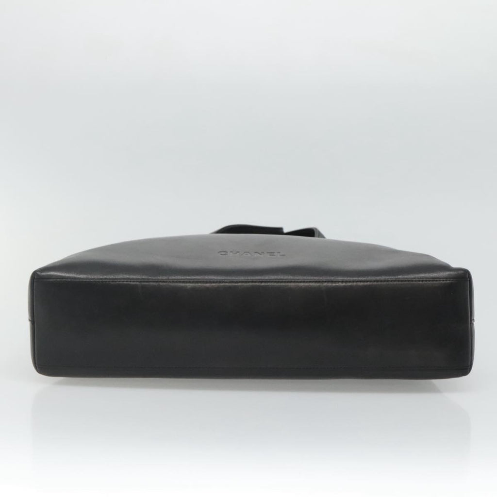 Chanel Black Leather Tote