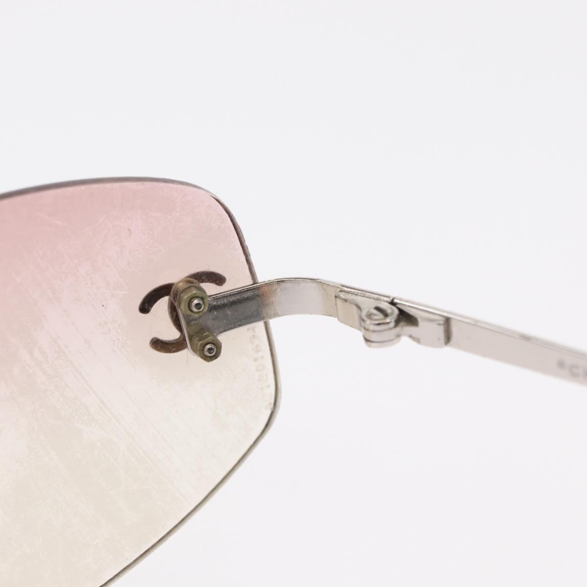 Chanel Pink Rimless Sunglasses