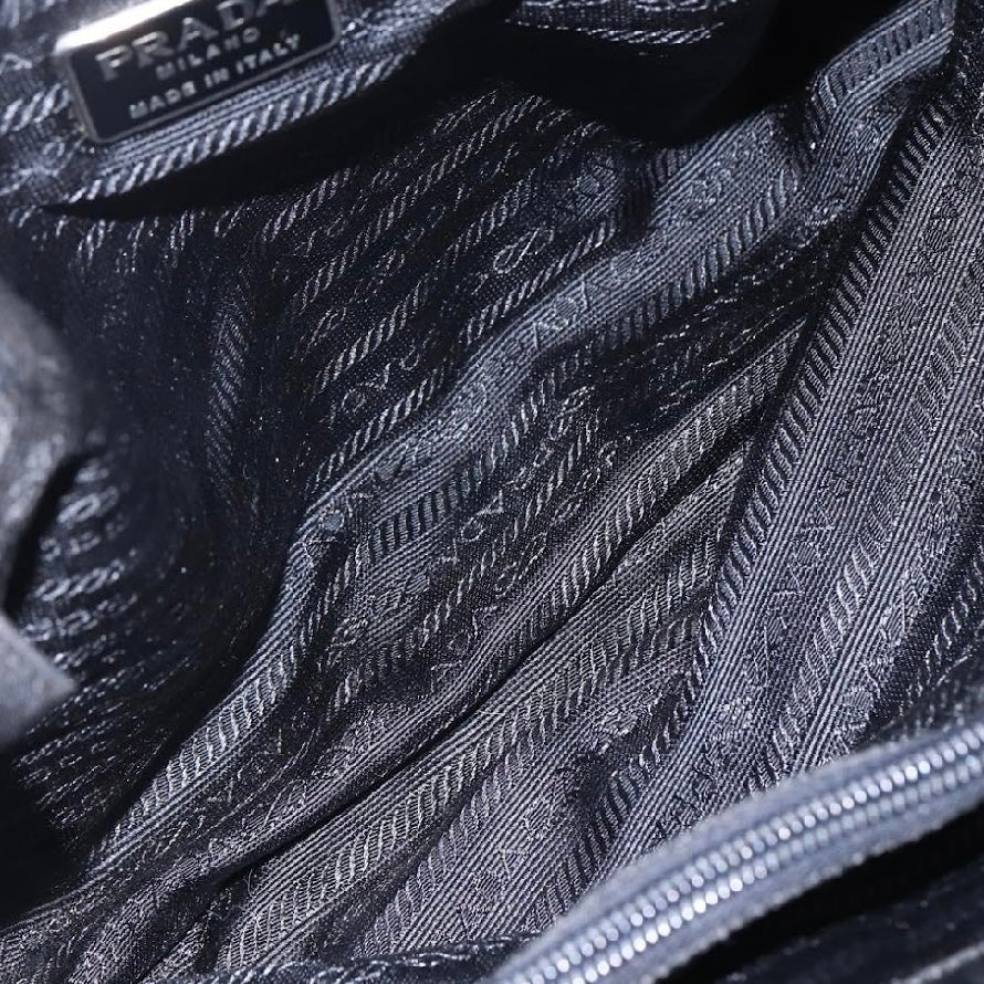 Prada Black East West Shoulder Bag