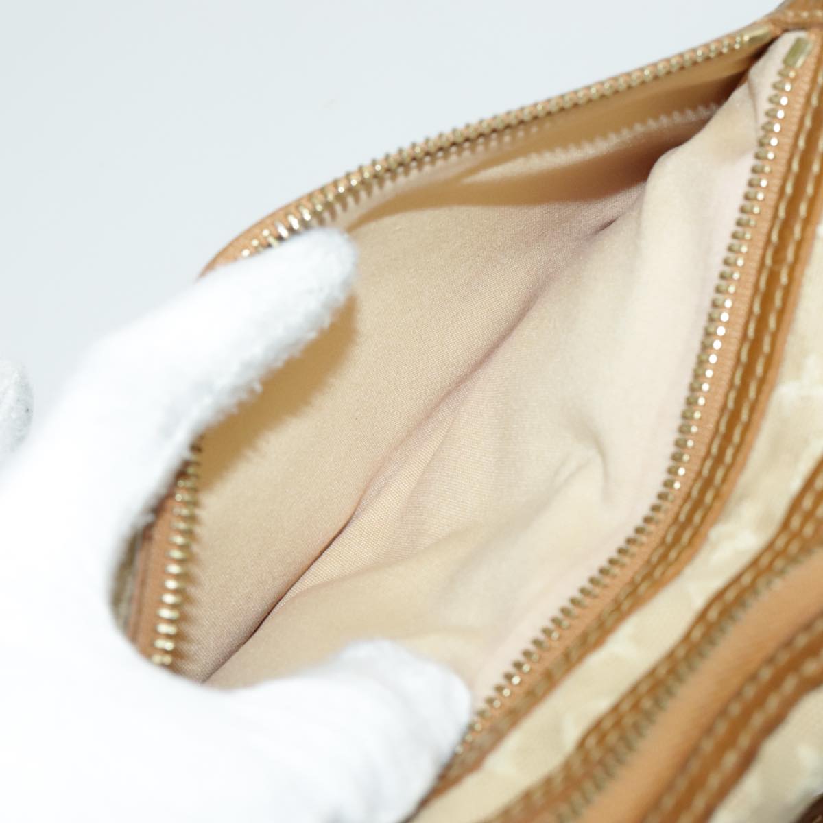 Louis Vuitton Cream Monogram Shoulder Bag