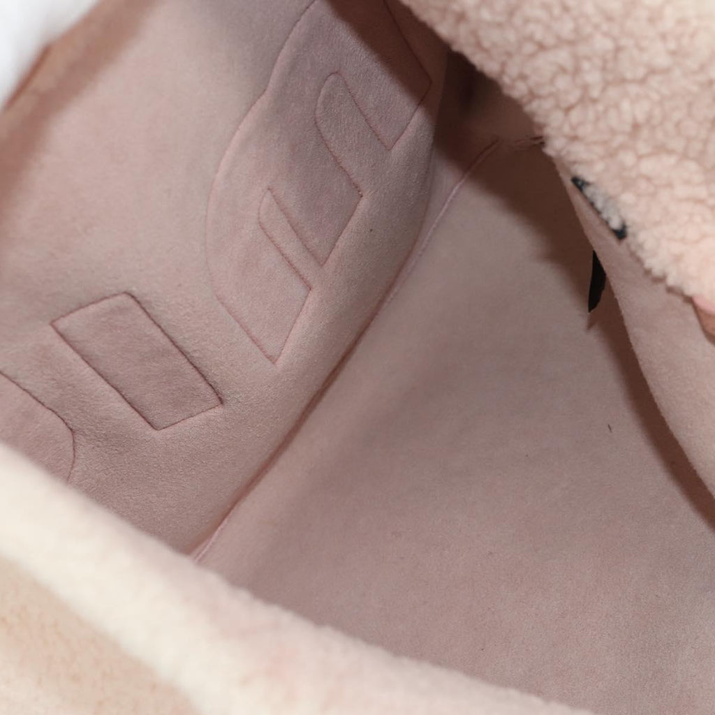 Miu Miu Pink Shearling Tote