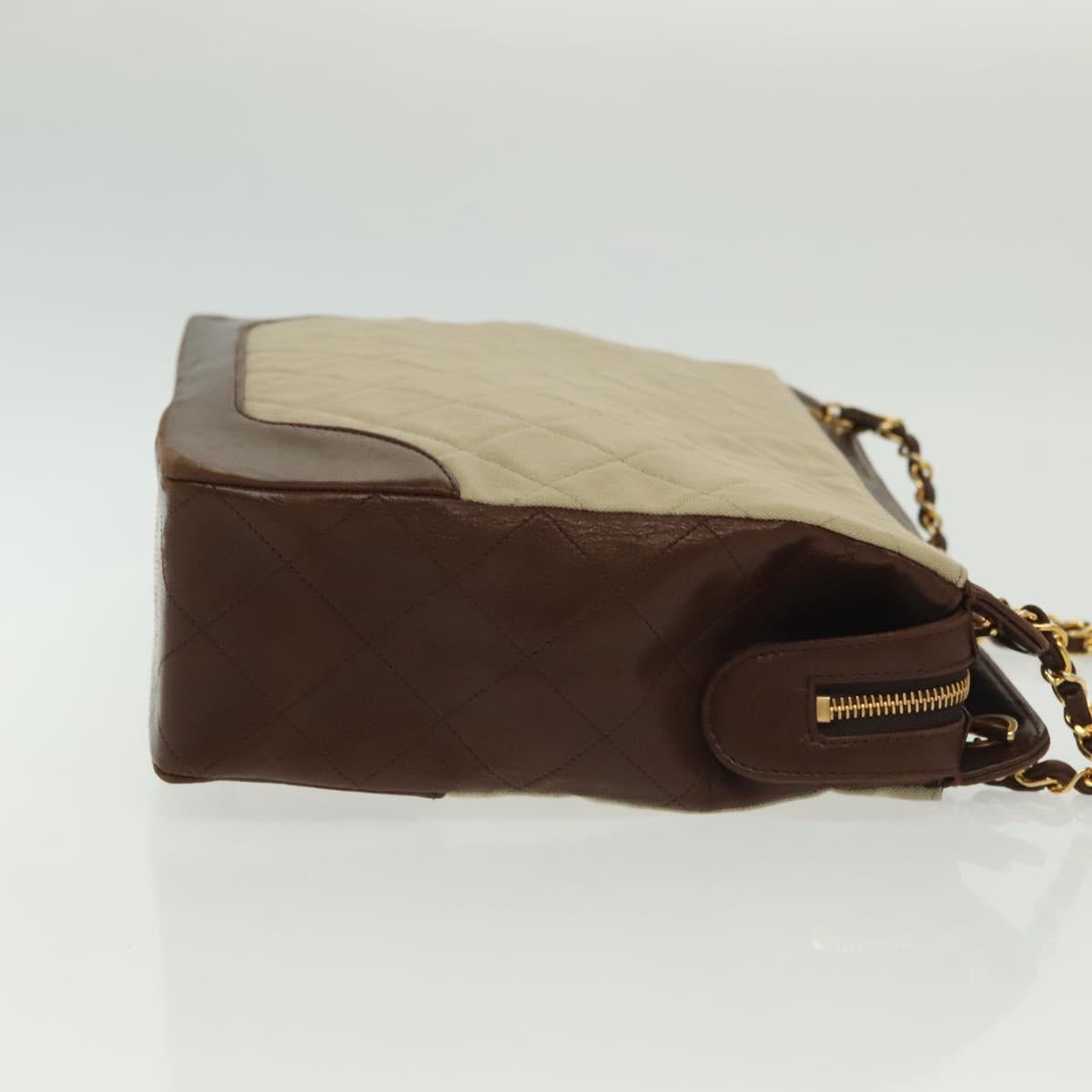 Chanel Tan & Brown Shoulder Bag