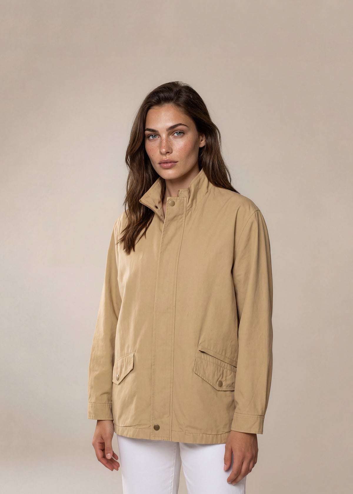 YSL Golden Yellow Windbreaker Pocket Bomber