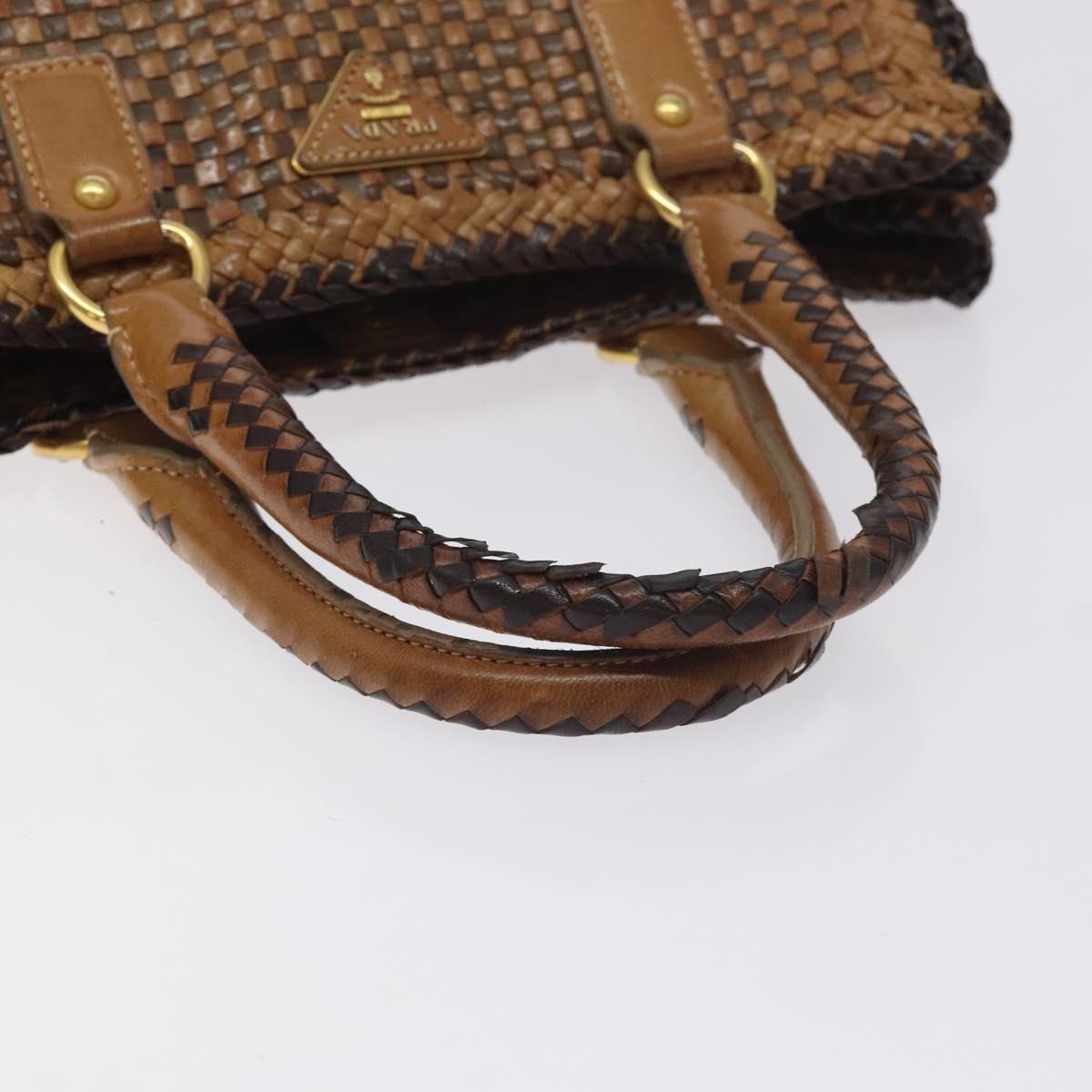 Prada Woven Leather Handbag
