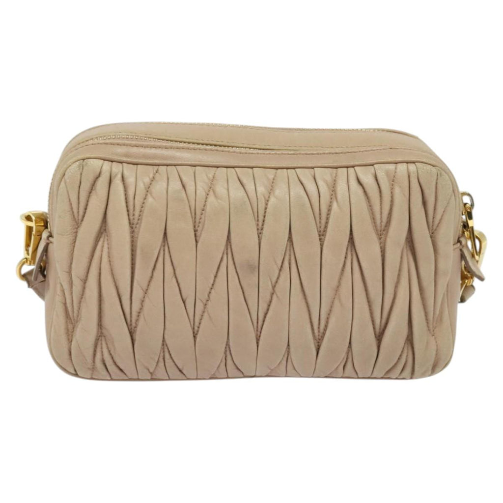 Miu Miu Nude Shoulder Bag