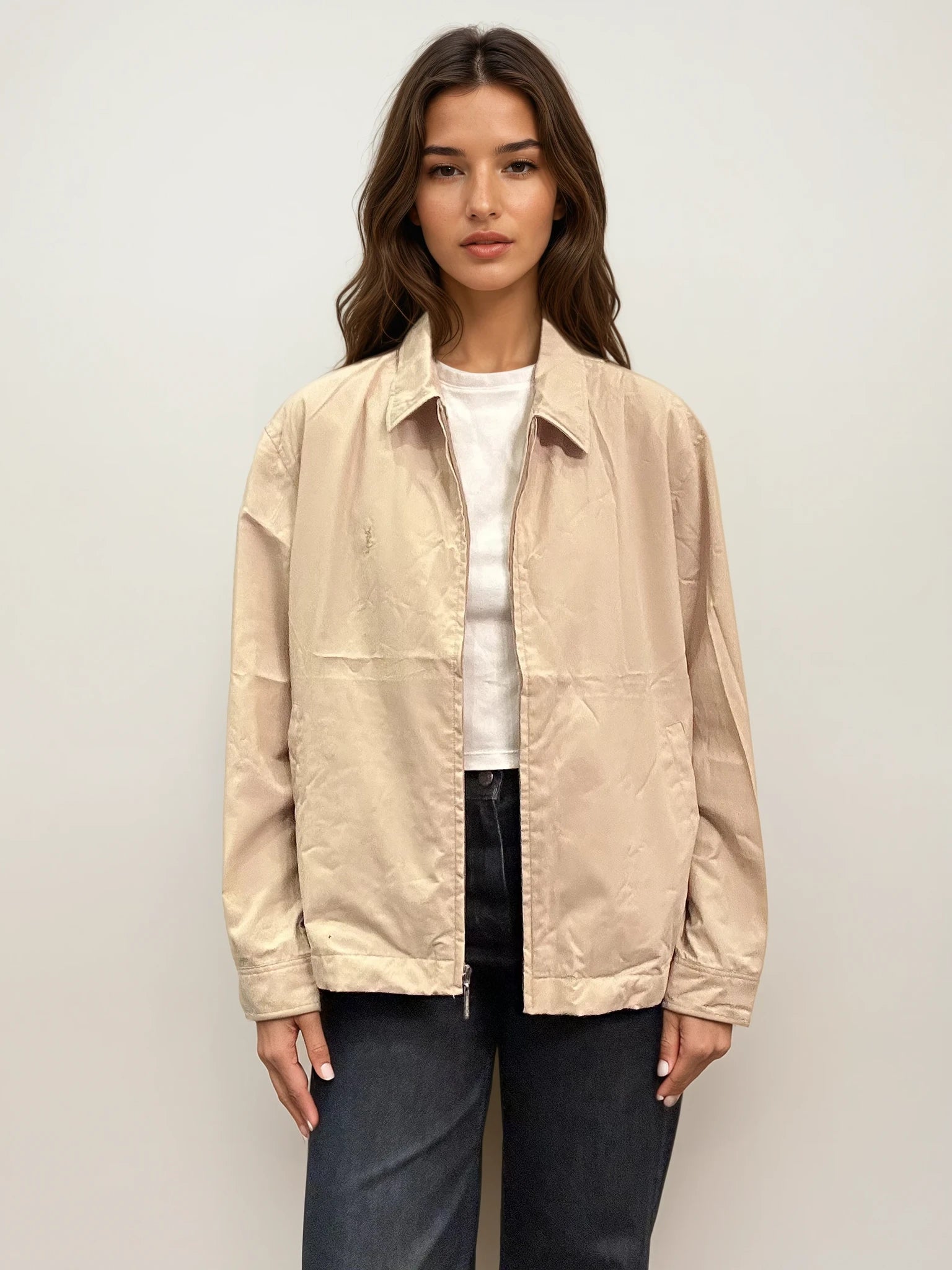 YSL Beige Bomber