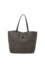 Load image into Gallery viewer, Fendi Zucchino Navy Tote
