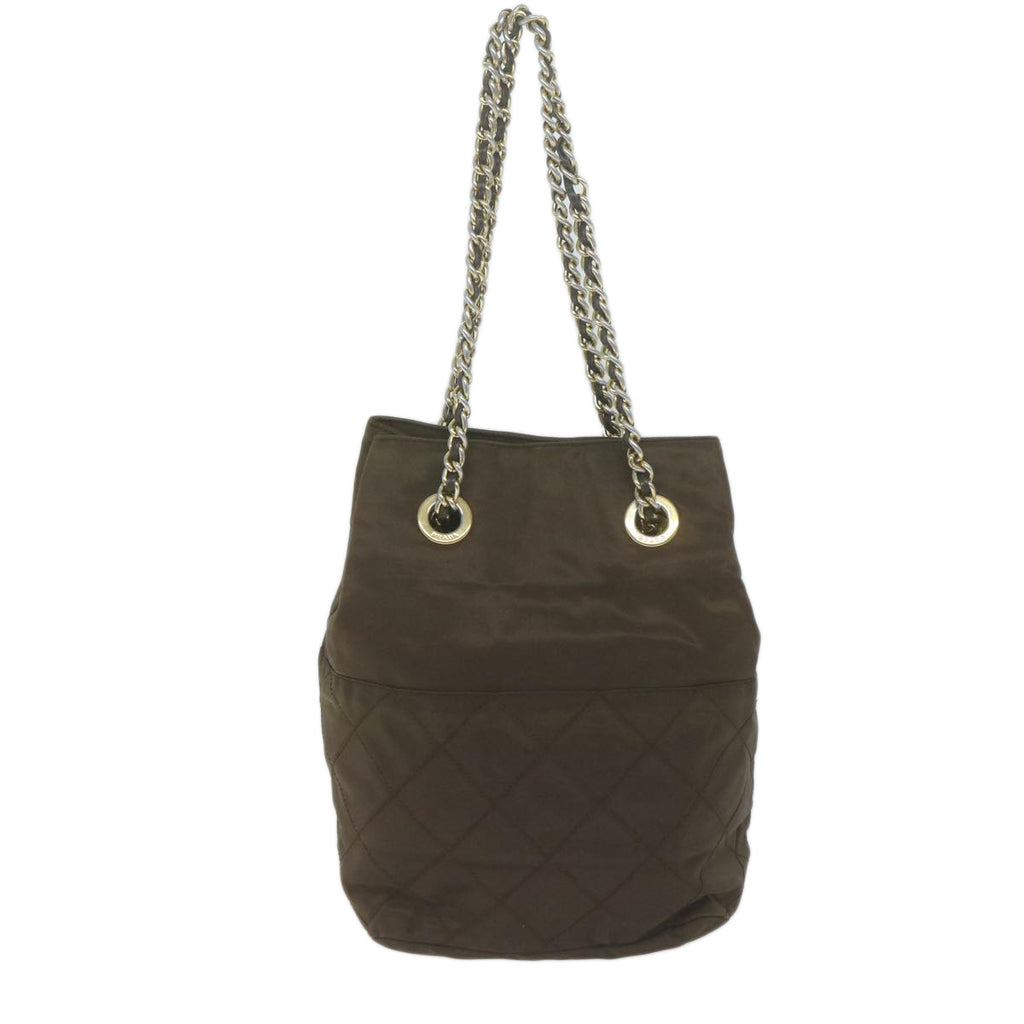Prada Khaki Chain Shoulder Bag