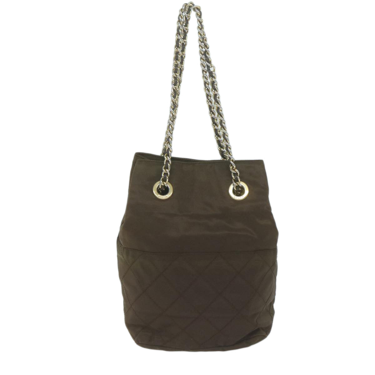 Prada Khaki Chain Shoulder Bag