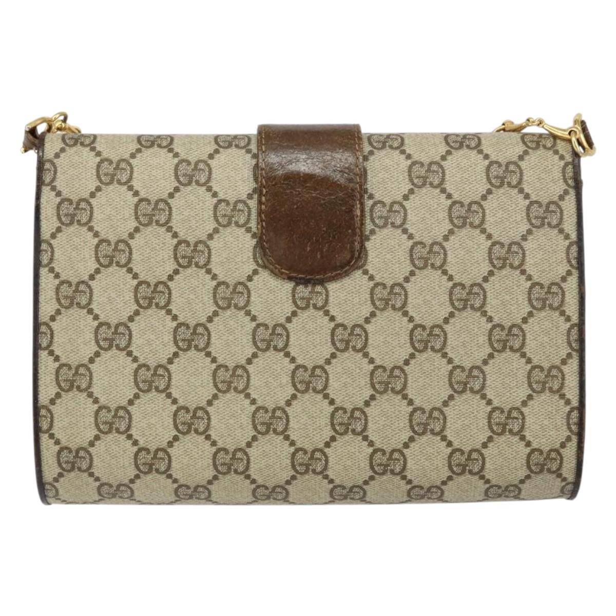 Gucci Brown Monogram Shoulder Bag
