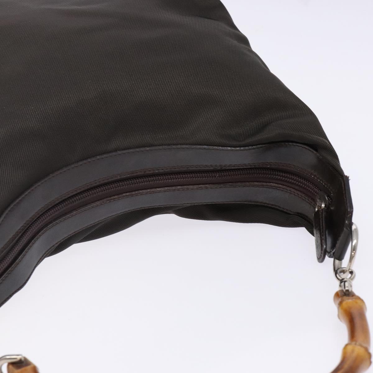 Gucci Brown Bamboo Shoulder Bag