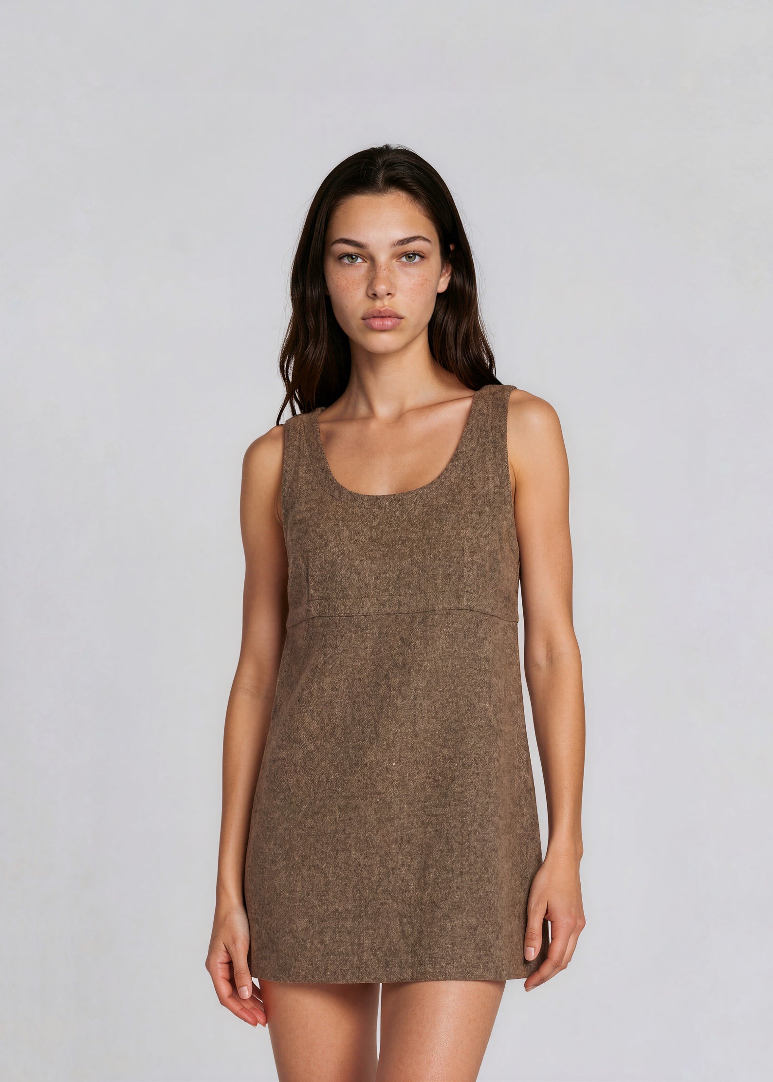 Stella McCartney Brown Shift Dress