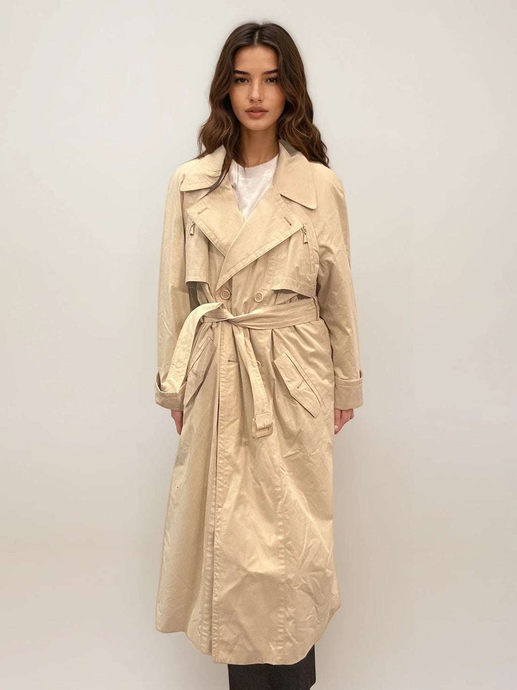 Escada Tan Trench Coat