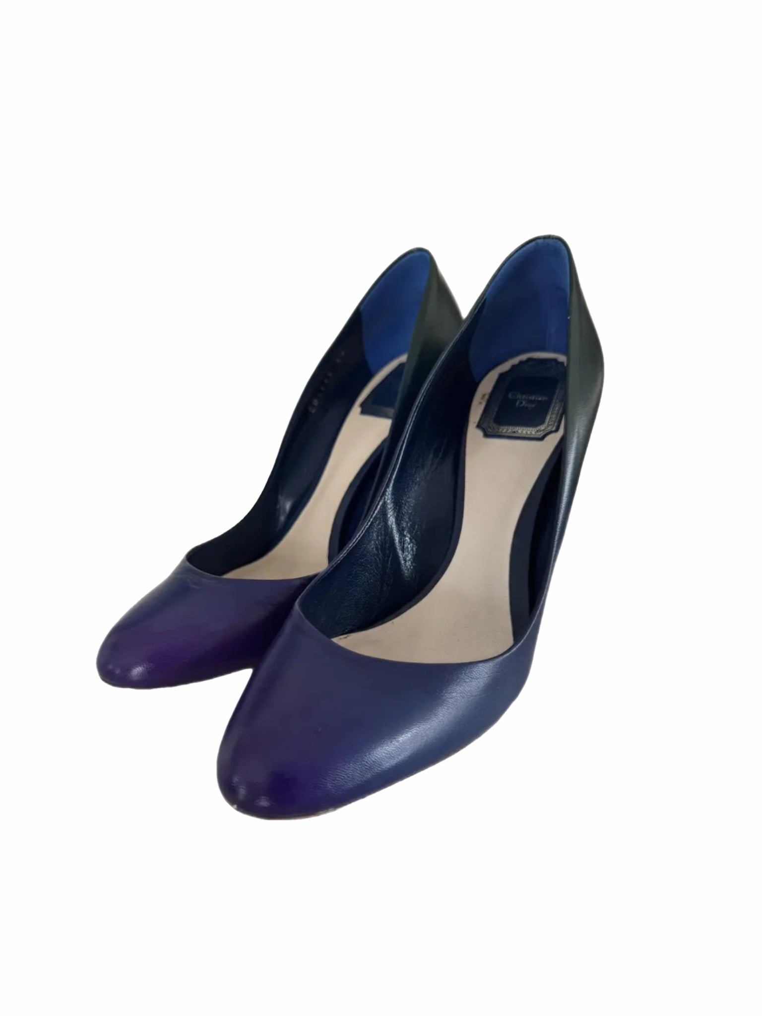 Dior Purple Ombrè Heels