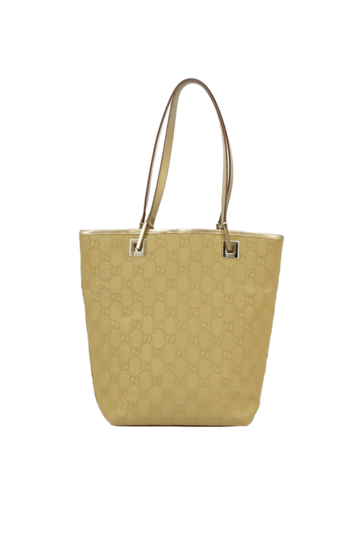 Gucci Gold Monogram Mini Tote