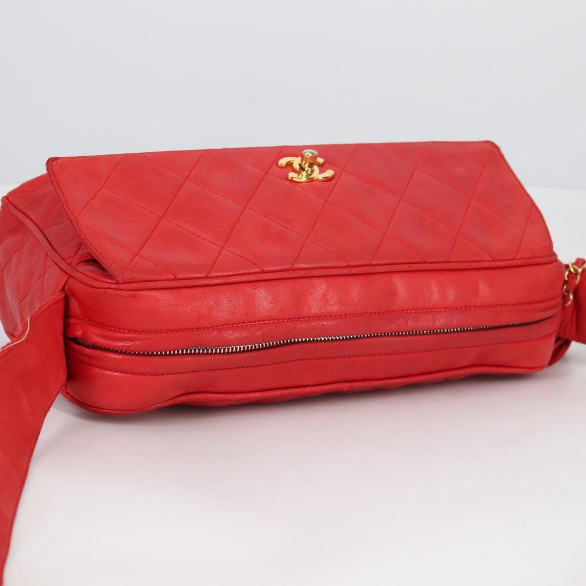 Chanel Red Crossbody