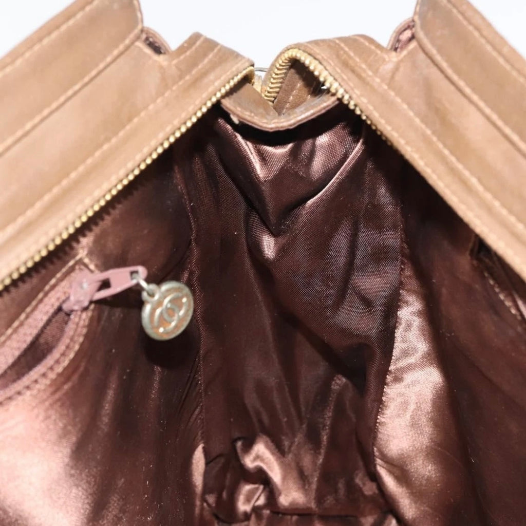 Chanel Brown Quilted Tote