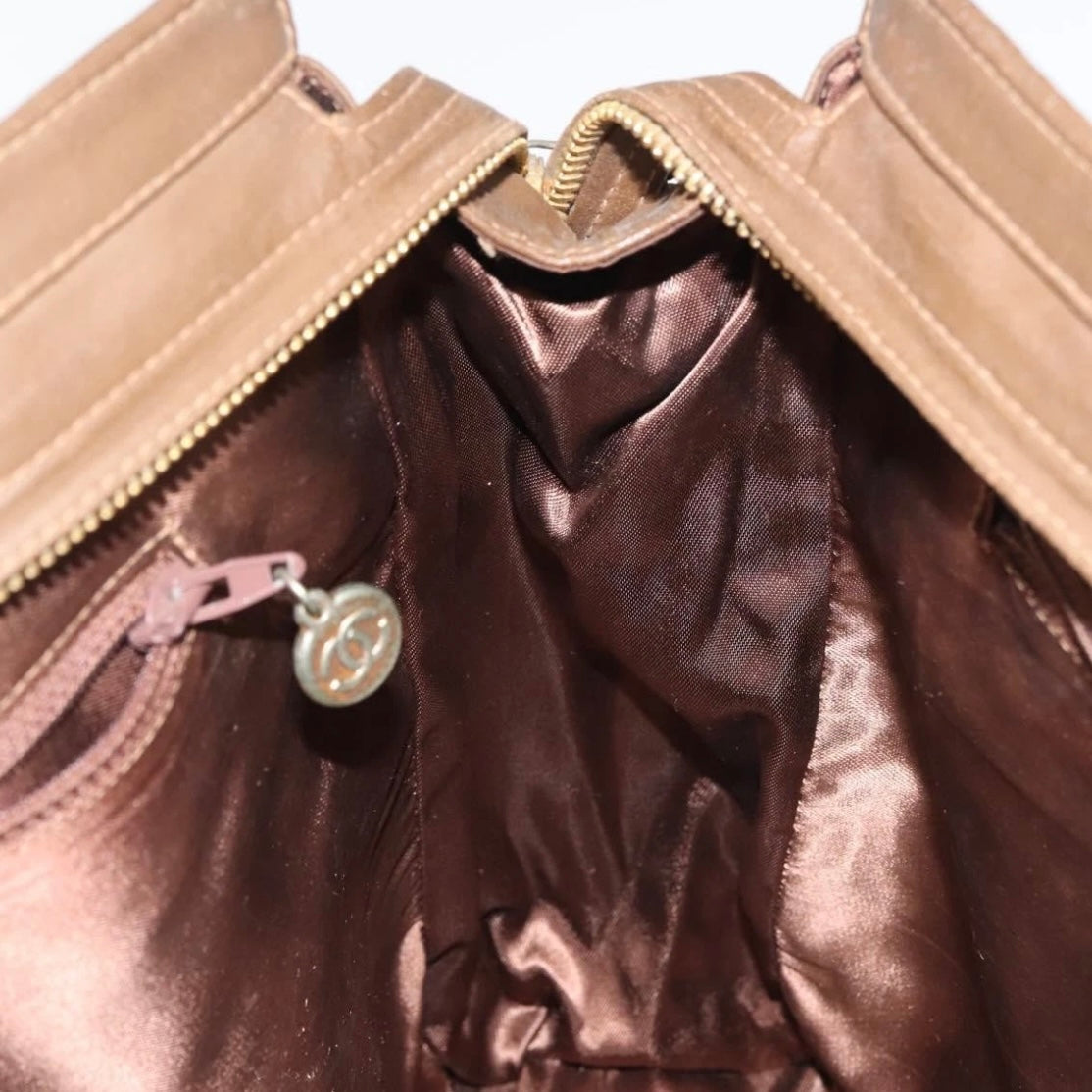 Chanel Brown Quilted Tote