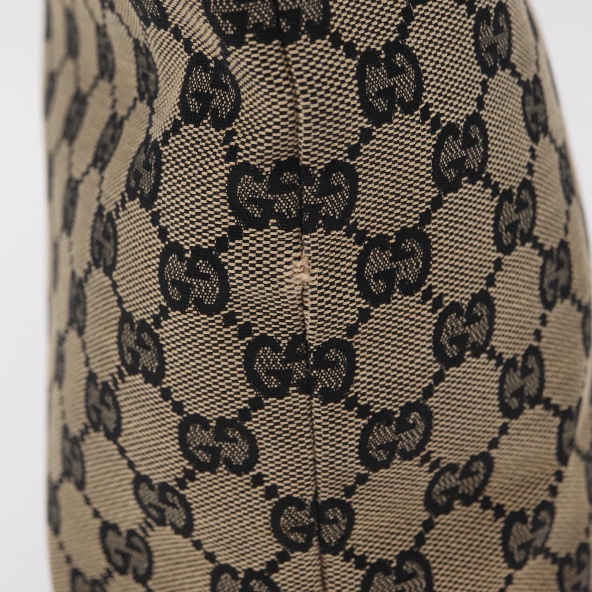 Gucci Tan and Black Monogram Mini Tote