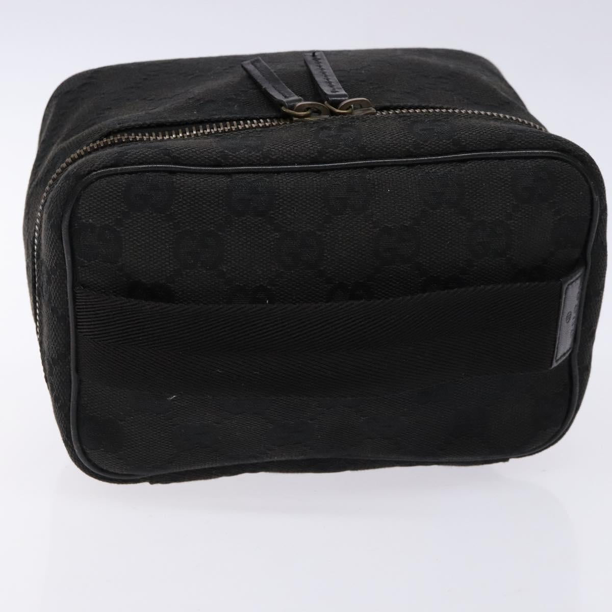 Gucci Black Monogram Vanity Bag