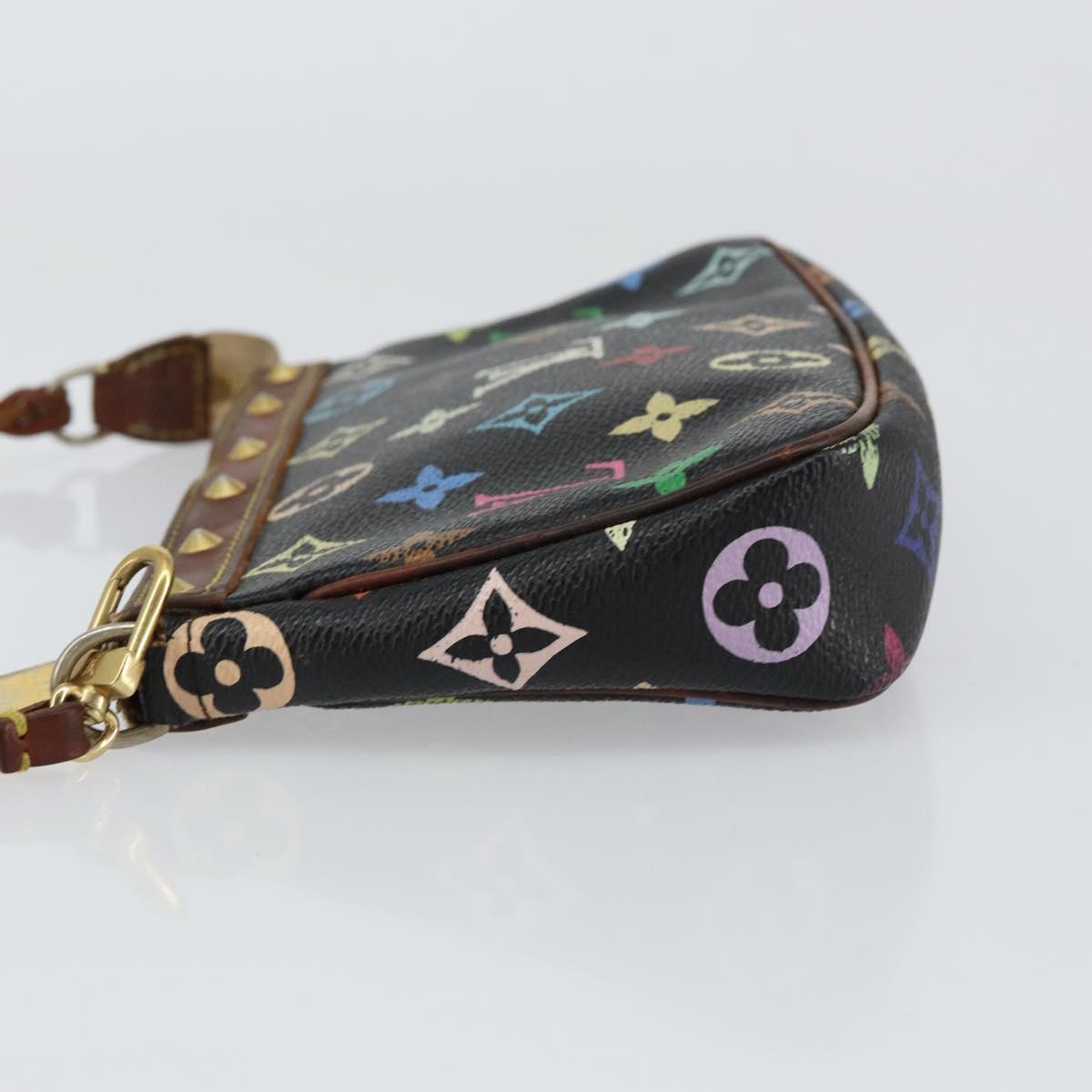 Louis Vuitton Black Colorful Murakami Handbag