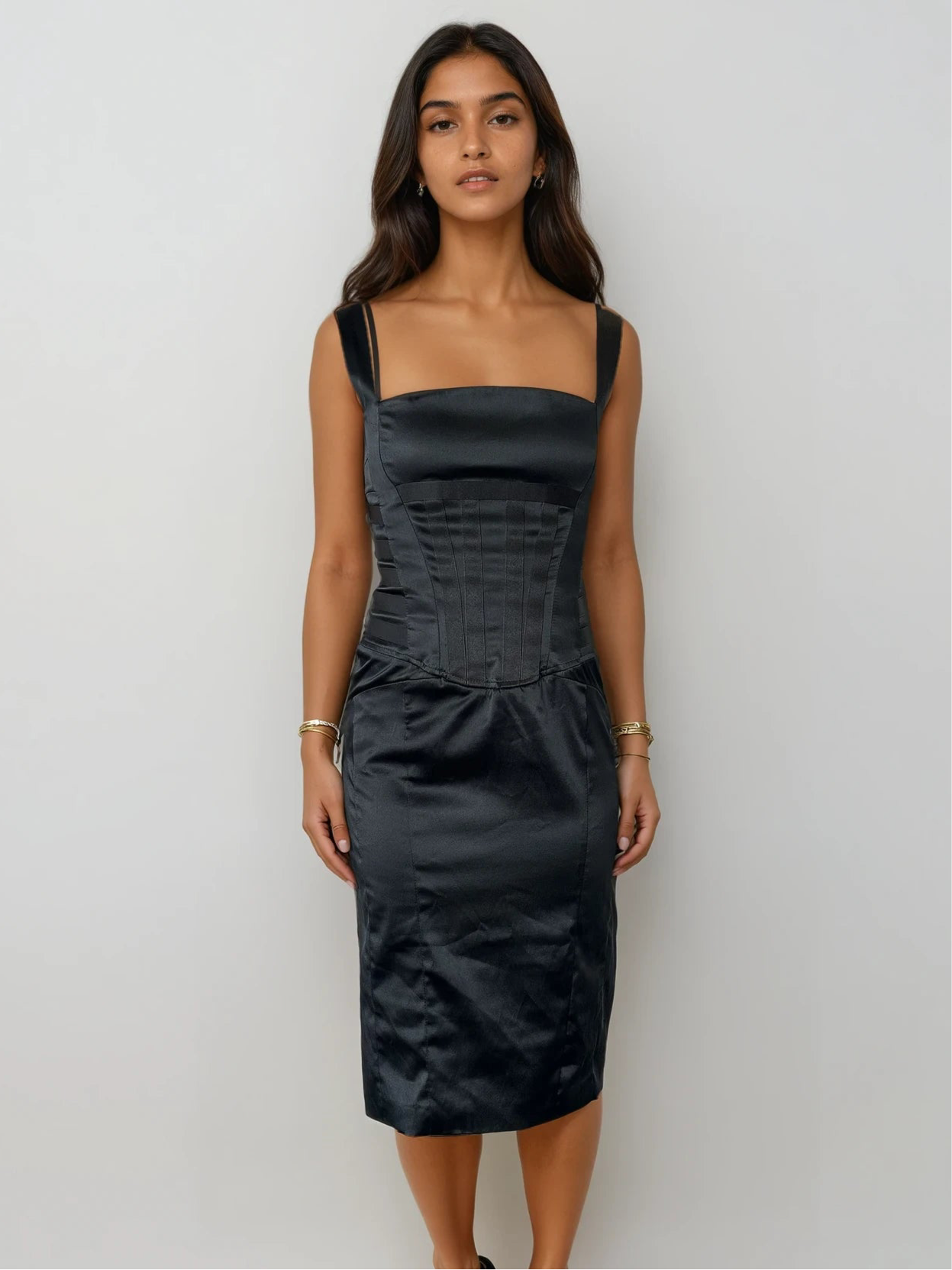 Cavalli Black Corset Dress