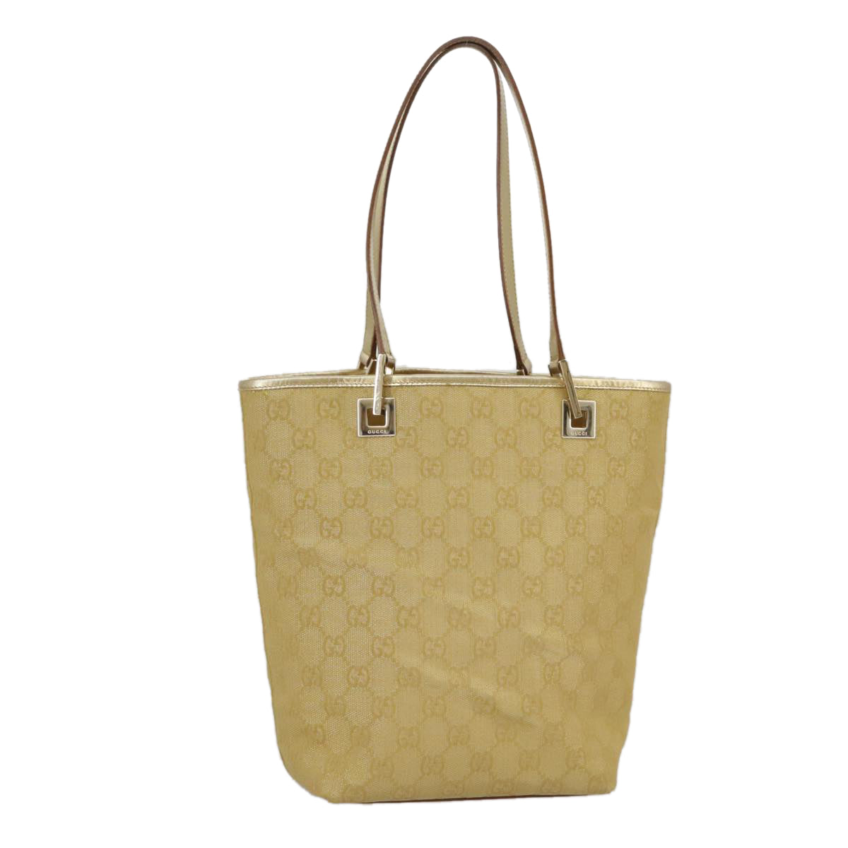 Gucci Gold Monogram Mini Tote