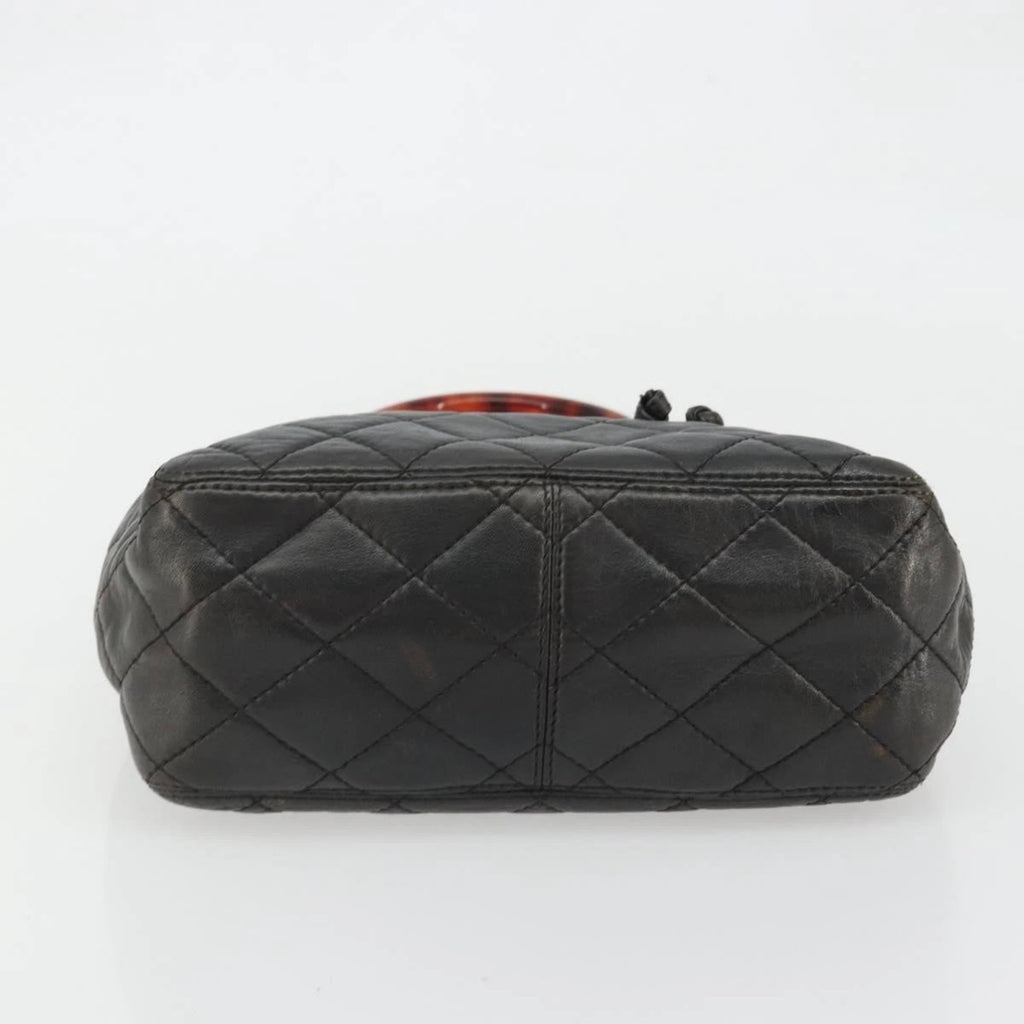 Chanel Black Leather Handbag