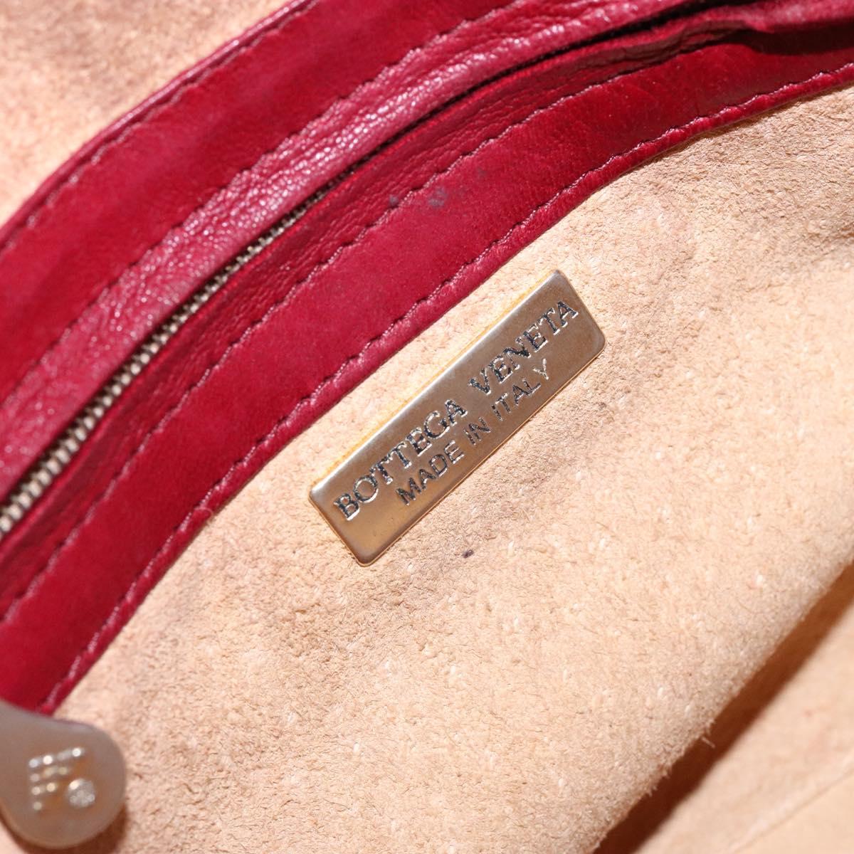 Bottega Veneta Red Intrecciato Crossbody