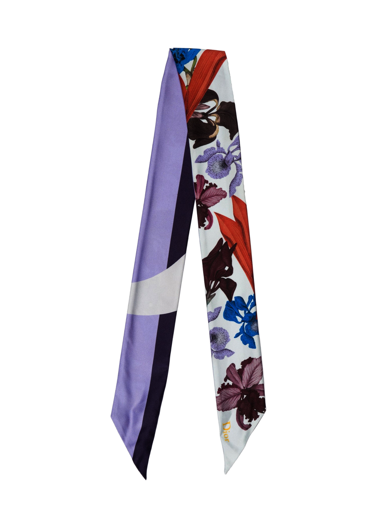 Dior Floral Twilly Scarf