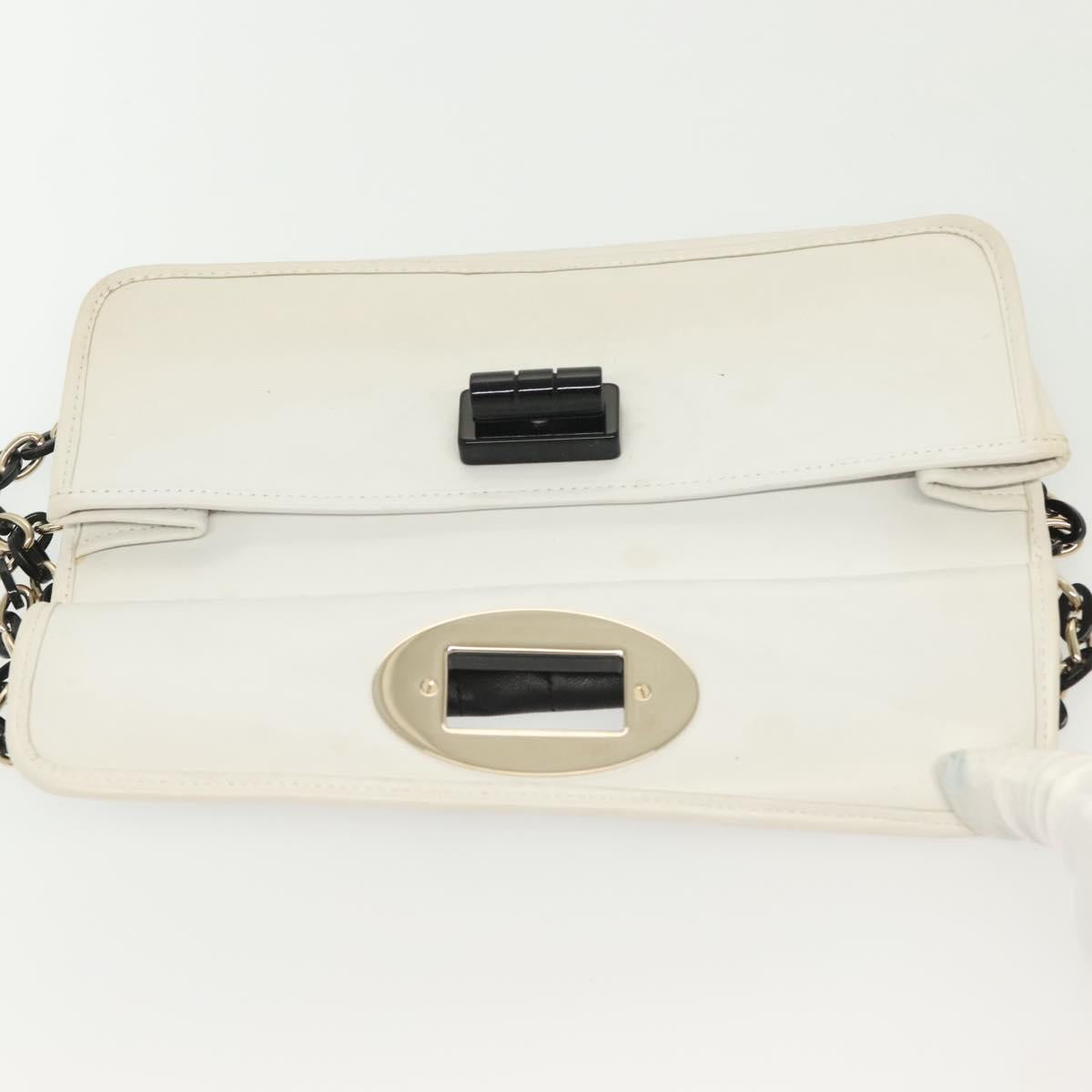 Chanel White & Black Shoulder Bag
