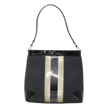 Load image into Gallery viewer, Gucci Striped Black and White PVC Shoulder Bag

