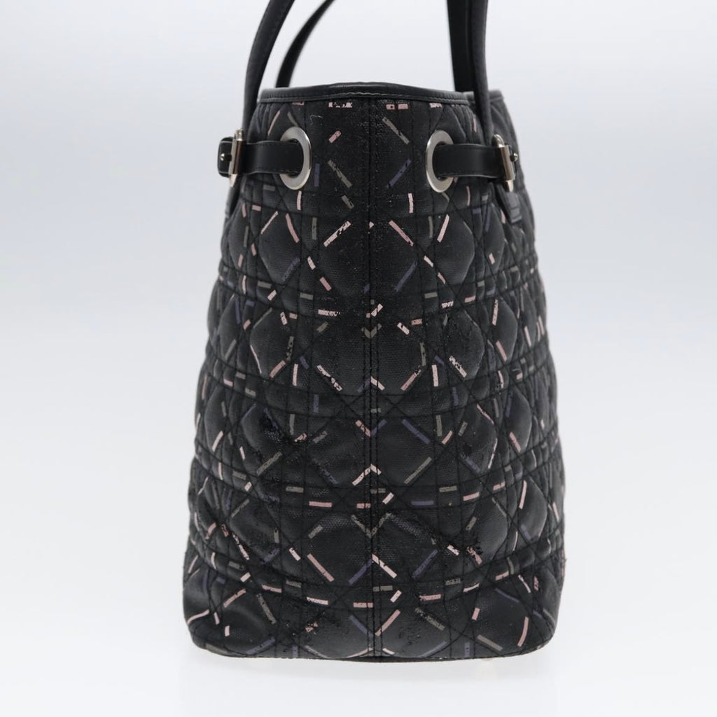 Lady Dior Black Printed Tote
