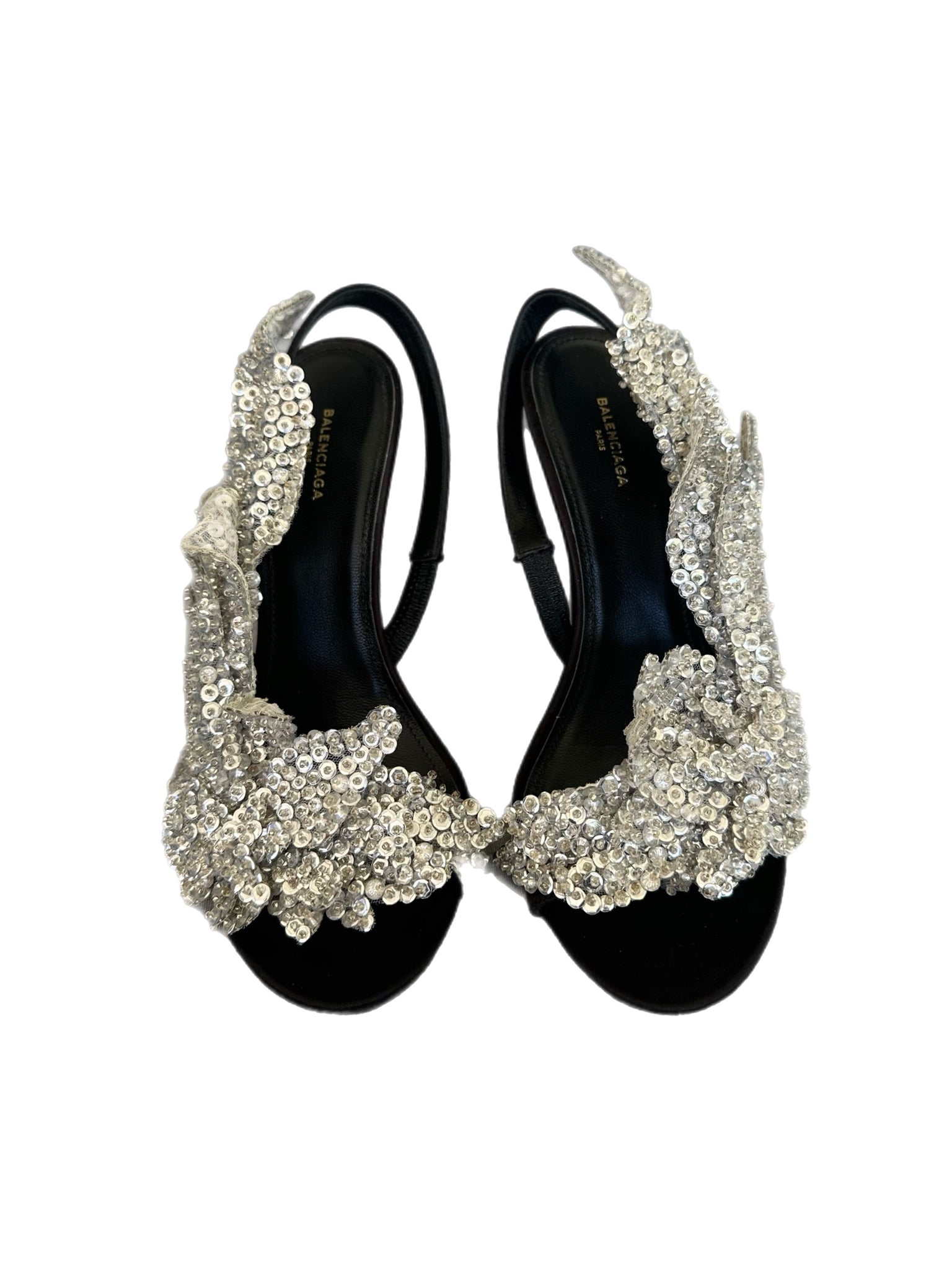 Balenciaga Slash Cloth Heels