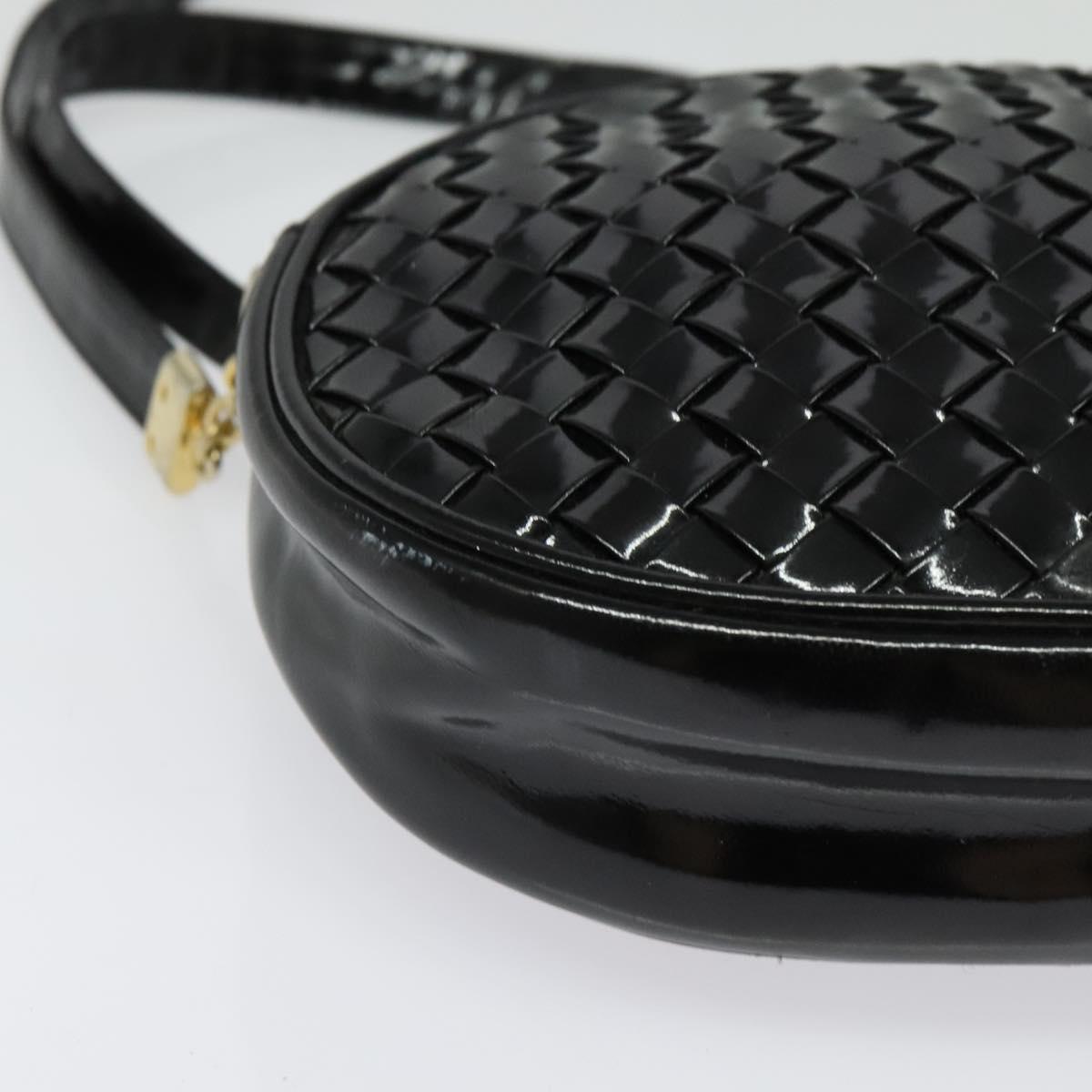Bottega Veneta Black Patent Crossbody