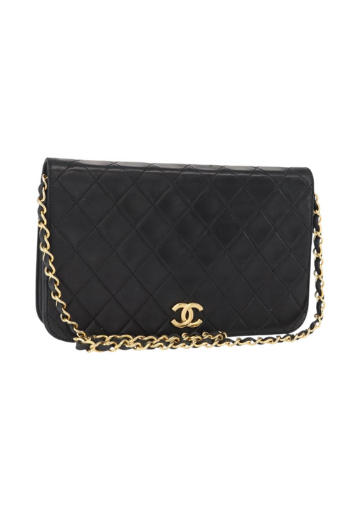 Chanel Black Leather Flap Bag